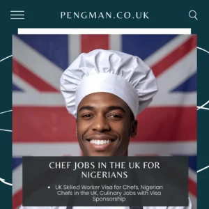 Chef Jobs in the UK for Nigerians