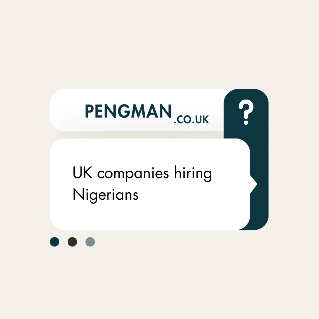 UK companies hiring Nigerians