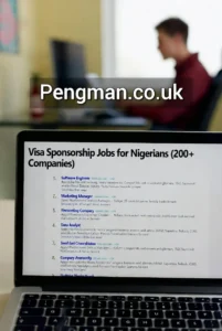Visa Sponsorship Jobs for Nigerians (200+ Companies)